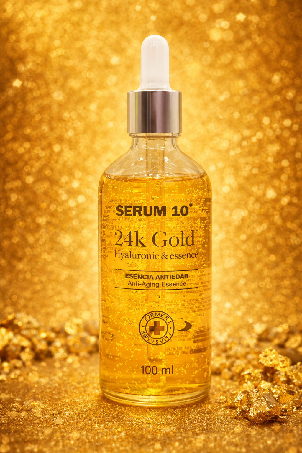 SERUM 10 Acido Hialuronico 24K GOLD 100ml